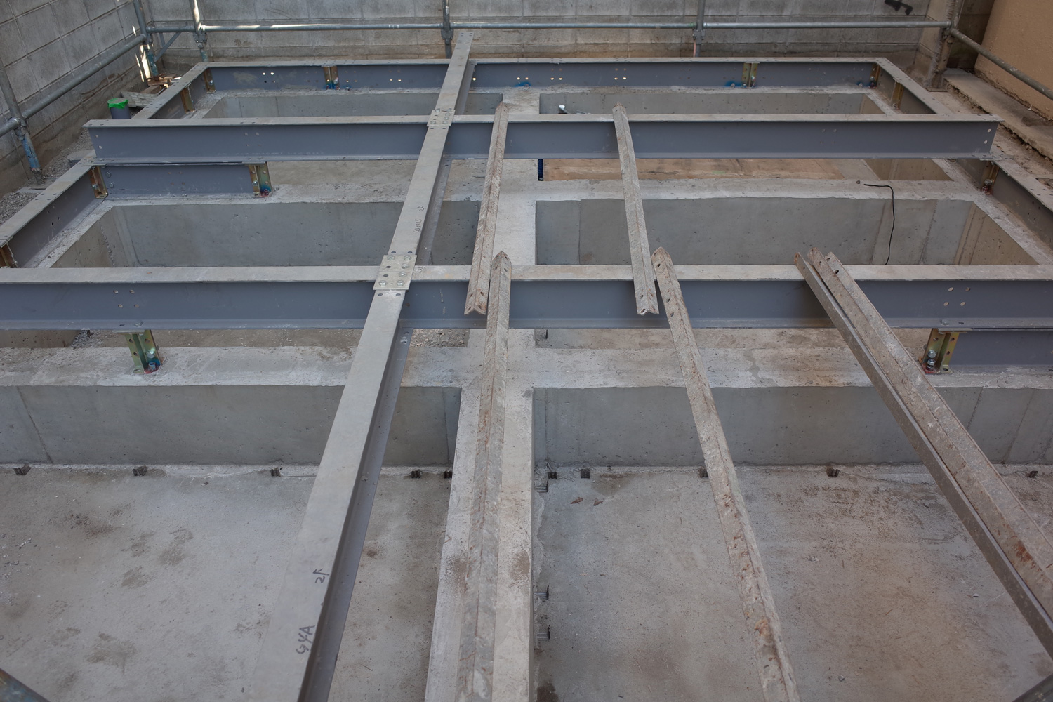 基礎工事完了写真